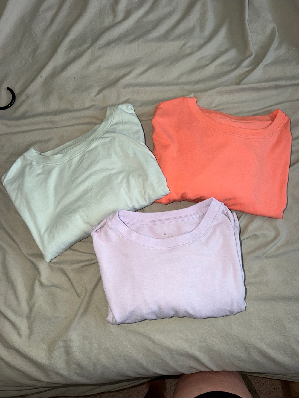 Women’s Short-Sleeve Crewneck T-Shirt Dress- Pastel Lot